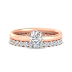 Load image into Gallery viewer, 2-mm-oval-shaped-solitaire-ring-with-eternity-band-in-rose-gold-fdens11590ovsleep-2.00mm-nl-rg.jpg?v=1760331599