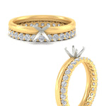 Load image into Gallery viewer, 2-mm-semi-mount-solitaire-ring-with-eternity-band-in-yellow-gold-fdens11590smangle3-2.00mm-nl-yg.jpg?v=1760335916
