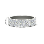 Load image into Gallery viewer, 2-row-diamond-eternity-ring-2.50-carat-in-white-gold-FD11378B-2.50CT-NL-WG
