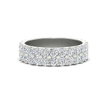 Load image into Gallery viewer, 2-row-diamond-eternity-ring-2.50-carat-in-white-gold-FD11378B-2.50CT-NL-WG
