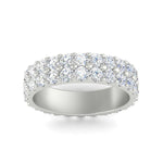 Load image into Gallery viewer, 2-row-diamond-eternity-ring-2.50-carat-in-white-gold-FD11378B-2.50CT-NL-WG
