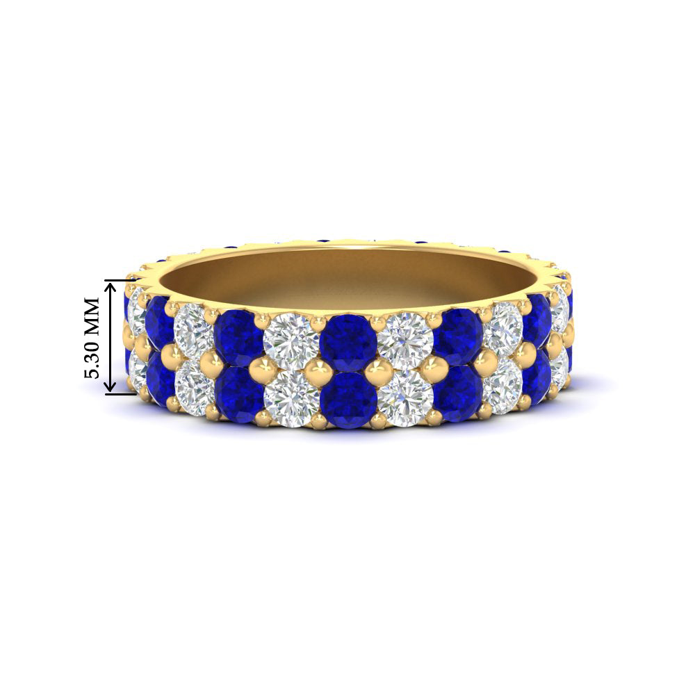 2-row-diamond-eternity-ring-2.50-carat-with-sapphire-in-yellow-gold-FD11378BGSABL-2.50CT-NL-YG
