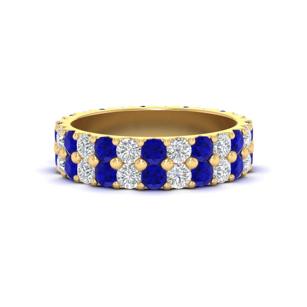 2-row-diamond-eternity-ring-2.50-carat-with-sapphire-in-yellow-gold-FD11378BGSABL-2.50CT-NL-YG