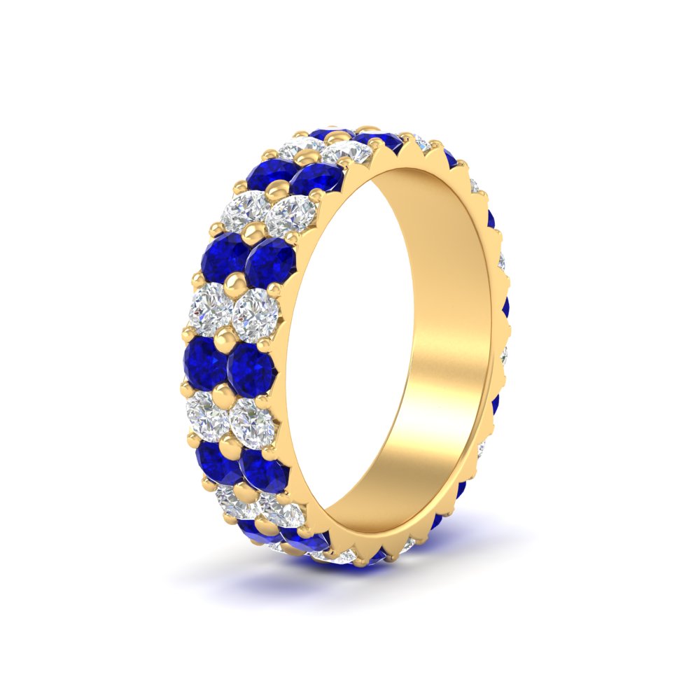 2-row-diamond-eternity-ring-2.50-carat-with-sapphire-in-yellow-gold-FD11378BGSABL-2.50CT-NL-YG
