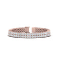 Thumbnail 3 - 2-row-round-diamond-tennis-bracelet-in-rose-gold-FDBRC9701-NL-RG