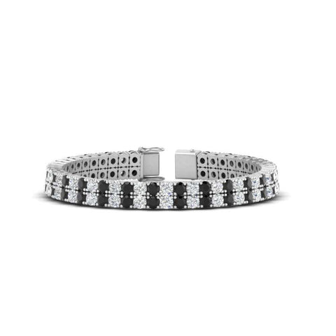 2-row-round-tennis-bracelet-with-black-diamond-in-white-gold-FDBRC9701GBLACK-NL-WG