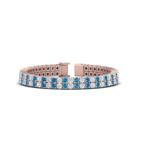 2-row-round-tennis-diamond-bracelet-with-blue-topaz-in-rose-gold-FDBRC9701GICBLTO-NL-RG