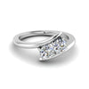 Load image into Gallery viewer, 2-stone-crossover-ring-in-18K-white-gold-FD8019ROR-NL-WG