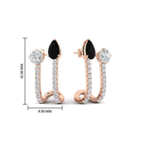 2-stone-diamond-hoop-with-black-diamond-earring-in-fd-ear11536gblackangle2-nl-rg-hw
