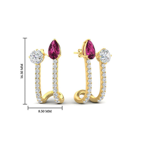 2-stone-diamond-hoop-with-pink-sapphire-earring-in-fd-ear11536gsadrpiangle2-nl-yg-hw