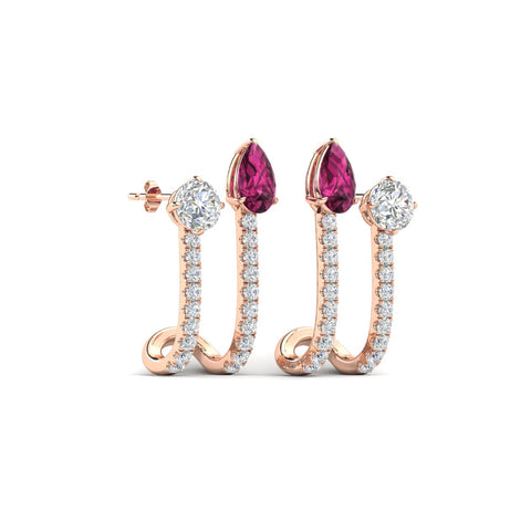 2-stone-diamond-hoop-with-pink-sapphire-earring-in-rose-gold-fdear11536gsadrpiangle4-nl-rg