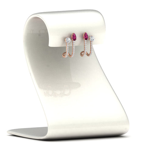 2-stone-diamond-hoop-with-pink-sapphire-earring-in-rose-gold-fdear11536gsadrpistand-nl-rg