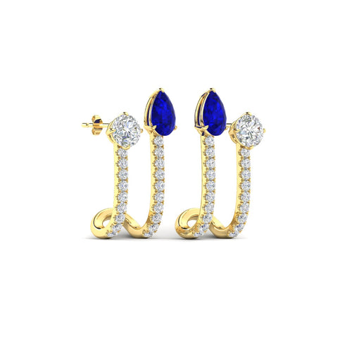 2-stone-diamond-hoop-with-sapphire-earring-in-yellow-gold-fdear11536gsablangle4-nl-yg