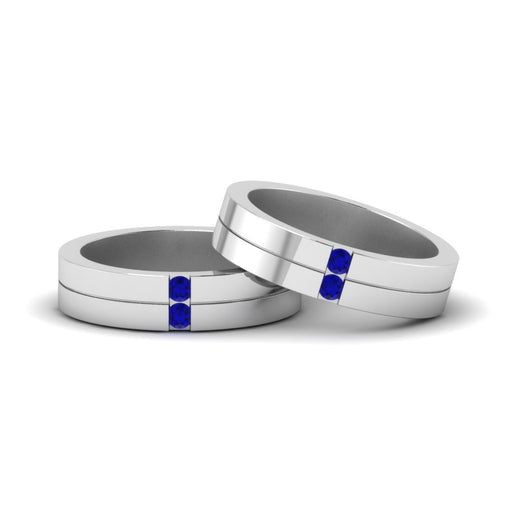 2-stone-diamond-unisex-wedding-bands-with-blue-sapphire-in-14K-white-gold-FDLG1052BGSABL-NL-WG