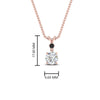 Load image into Gallery viewer, 2-stone-round-black-diamond-solitaire-diamond-pendant-in-FDPD11010GBLACK-NL-RG