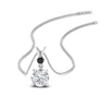 Load image into Gallery viewer, 2-stone-round-black-diamond-solitaire-diamond-pendant-in-FDPD11010GBLACK-NL-WG