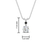 Load image into Gallery viewer, 2-stone-round-black-diamond-solitaire-diamond-pendant-in-FDPD11010GBLACK-NL-WG