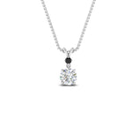 Load image into Gallery viewer, 2-stone-round-black-diamond-solitaire-diamond-pendant-in-FDPD11010GBLACK-NL-WG
