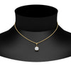 Load image into Gallery viewer, 2-stone-round-black-diamond-solitaire-diamond-pendant-in-FDPD11010GBLACK-NL-YG