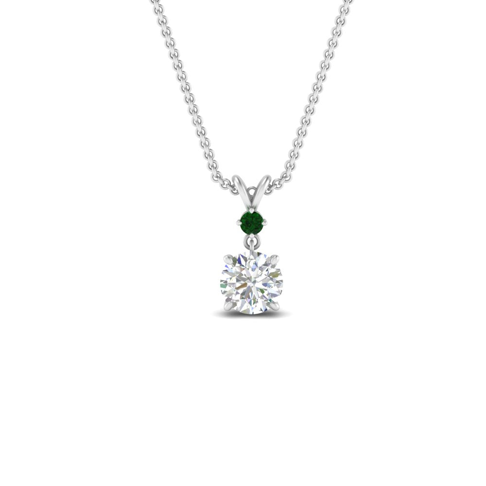 2-stone-round-emerald-solitaire-diamond-pendant-in-FDPD11010GEMGR-NL-WG