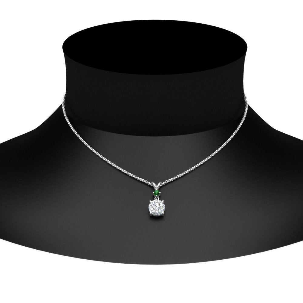 2-stone-round-emerald-solitaire-diamond-pendant-in-FDPD11010GEMGR-NL-WG
