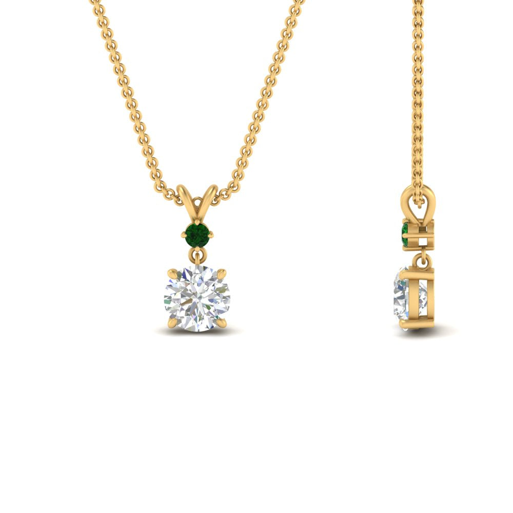2-stone-round-emerald-solitaire-diamond-pendant-in-FDPD11010GEMGR-NL-YG