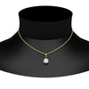 Load image into Gallery viewer, 2-stone-round-emerald-solitaire-diamond-pendant-in-FDPD11010GEMGR-NL-YG