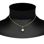 Load image into Gallery viewer, 2-stone-round-emerald-solitaire-diamond-pendant-in-FDPD11010GEMGR-NL-YG
