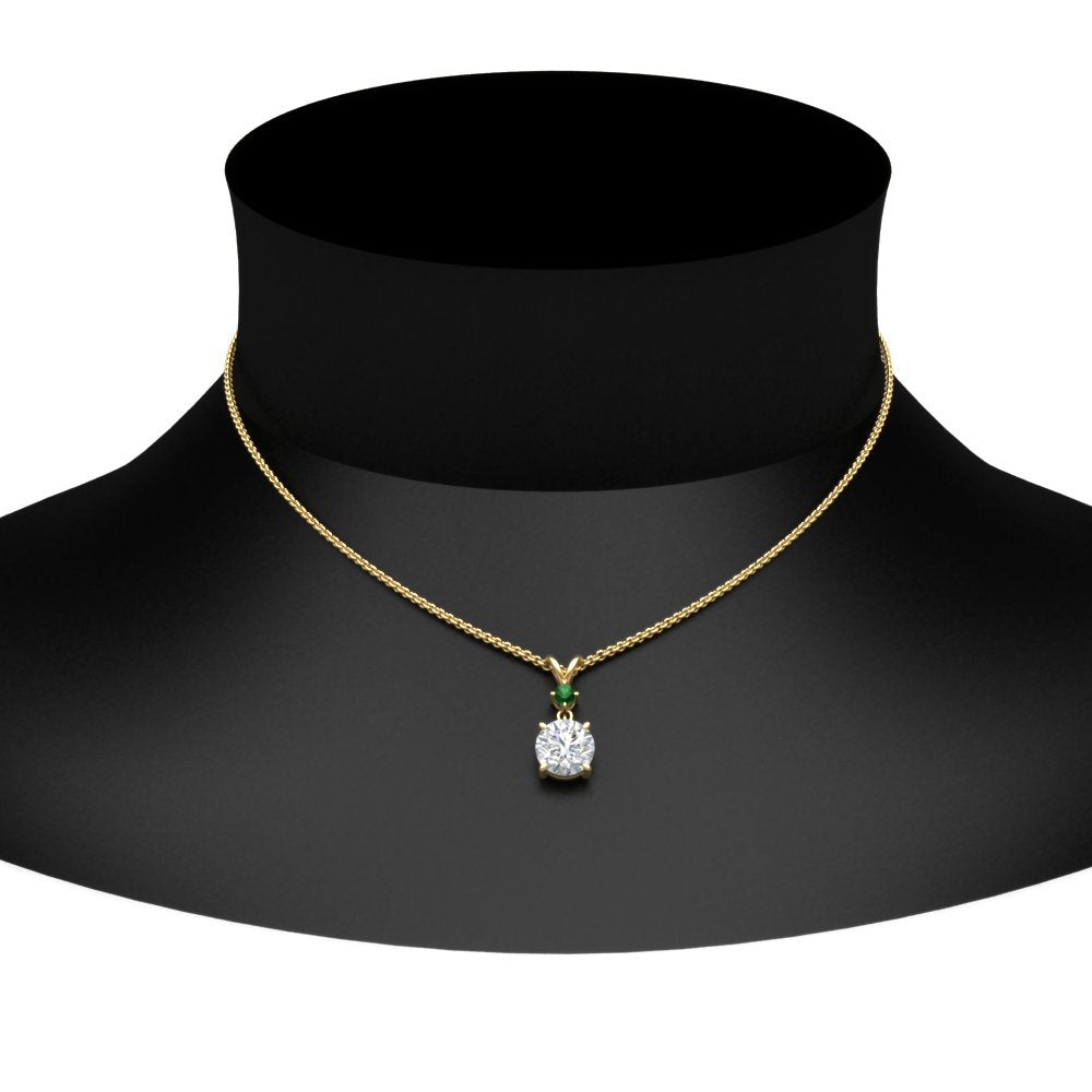 2-stone-round-emerald-solitaire-diamond-pendant-in-FDPD11010GEMGR-NL-YG