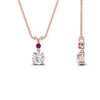 Load image into Gallery viewer, 2-stone-round-pink-sapphire-solitaire-diamond-pendant-in-FDPD11010GSADRPI-NL-RG