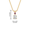 Load image into Gallery viewer, 2-stone-round-pink-sapphire-solitaire-diamond-pendant-in-FDPD11010GSADRPI-NL-YG