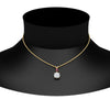 Load image into Gallery viewer, 2-stone-round-pink-sapphire-solitaire-diamond-pendant-in-FDPD11010GSADRPI-NL-YG