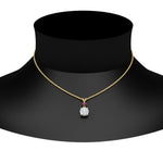 Load image into Gallery viewer, 2-stone-round-pink-sapphire-solitaire-diamond-pendant-in-FDPD11010GSADRPI-NL-YG
