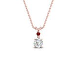 Load image into Gallery viewer, 2-stone-round-ruby-solitaire-diamond-pendant-in-FDPD11010GRUDR-NL-RG
