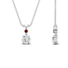 Load image into Gallery viewer, 2-stone-round-ruby-solitaire-diamond-pendant-in-FDPD11010GRUDR-NL-WG