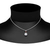 Load image into Gallery viewer, 2-stone-round-ruby-solitaire-diamond-pendant-in-FDPD11010GRUDR-NL-WG