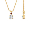 Load image into Gallery viewer, 2-stone-round-ruby-solitaire-diamond-pendant-in-FDPD11010GRUDR-NL-YG