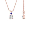 Load image into Gallery viewer, 2-stone-round-sapphire-solitaire-diamond-pendant-in-FDPD11010GSABL-NL-RG