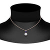 Load image into Gallery viewer, 2-stone-round-sapphire-solitaire-diamond-pendant-in-FDPD11010GSABL-NL-RG