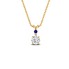 Load image into Gallery viewer, 2-stone-round-sapphire-solitaire-diamond-pendant-in-FDPD11010GSABL-NL-YG
