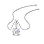 Load image into Gallery viewer, 2-stone-round-solitaire-diamond-pendant-in-FDPD11010-NL-WG
