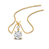 Load image into Gallery viewer, 2-stone-round-solitaire-diamond-pendant-in-FDPD11010-NL-YG
