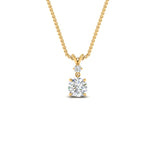 Load image into Gallery viewer, 2-stone-round-solitaire-diamond-pendant-in-FDPD11010-NL-YG
