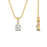 Load image into Gallery viewer, 2-stone-round-solitaire-diamond-pendant-in-FDPD11010-NL-YG
