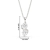 Load image into Gallery viewer, 2-stone-swirl-diamond-pendant-in-platinum-FDPD11481ANGLE1-NL-WG-HW