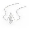 Load image into Gallery viewer, 2-stone-swirl-diamond-pendant-in-white-gold-FDPD11481-NL-WG