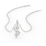 Load image into Gallery viewer, 2-stone-swirl-diamond-pendant-in-white-gold-FDPD11481-NL-WG
