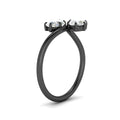 Thumbnail 16 - 2-stone-swirl-engagement-ring-in-black-gold-fd11559r-nl-bg