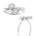 Thumbnail 6 - 2-stone-swirl-engagement-ring-in-white-gold-fd11559r-nl-wg1