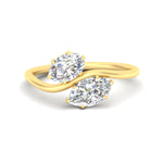 Load image into Gallery viewer, 2-stone-swirl-engagement-ring-in-yellow-gold-fd11559r-nl-yg
